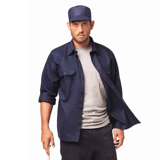 חולצת עבודה שרוול קצר 100% כותנה