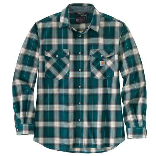 104912 | חולצת גברים מכופתרת עם משבצות וצמדנים - האחים כהן - ביגוד לעבודה