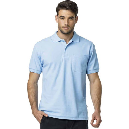 חולצת לקוסט שרוול קצר עם כיס - האחים כהן - ביגוד לעבודה