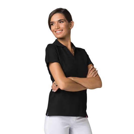 פולו נשים ורד שרוול קצר (5-50) - האחים כהן - ביגוד לעבודה