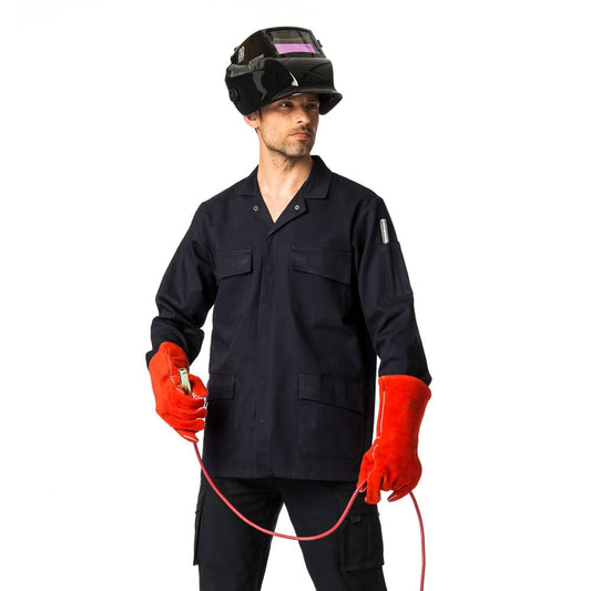 מקטורן דריל שרוול ארוך (רתכים) ( 25) - האחים כהן - ביגוד לעבודה