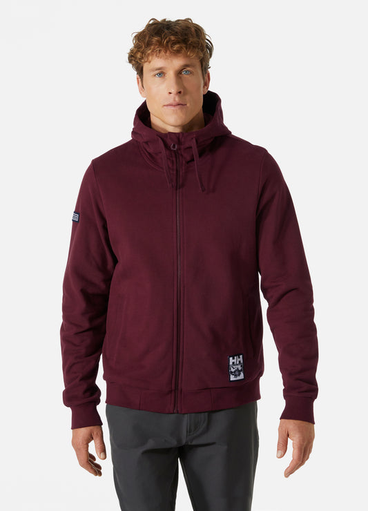 סווטשירט ארקטי רוכסן מלא מכותנה אורגנית | Arctic Ocean Full Zip Hoodie - האחים כהן - ביגוד לעבודה