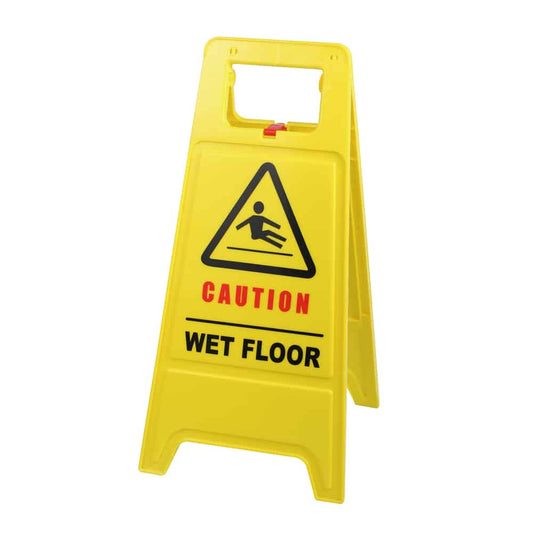 שלט זהירות החלקה לרצפה - האחים כהן - ביגוד לעבודה