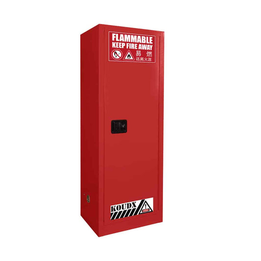 ארון בטיחות לחומרים דליקים בנפח 22 גלון - האחים כהן - ביגוד לעבודה