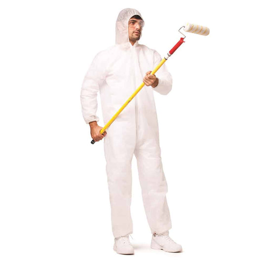 סרבל חד-פעמי שרוול ארוך – קרטון 50 יח' - האחים כהן - ביגוד לעבודה