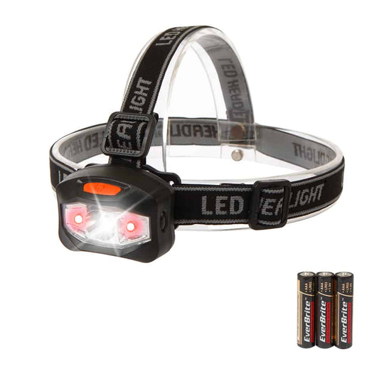 פנס ראש EVER BRIGHT שלושה לדים - האחים כהן - ביגוד לעבודה