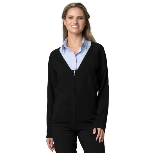 סריג קרדיגן נשים עם רוכסן ( 1-20) - האחים כהן - ביגוד לעבודה