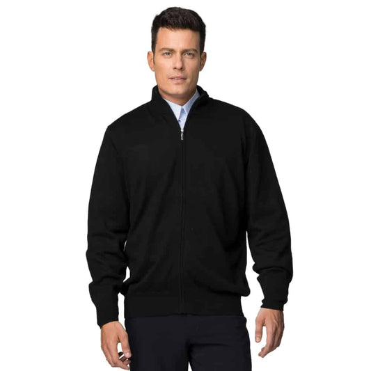 סריג אלגנט גבר עם רוכסן ( 1-20) - האחים כהן - ביגוד לעבודה