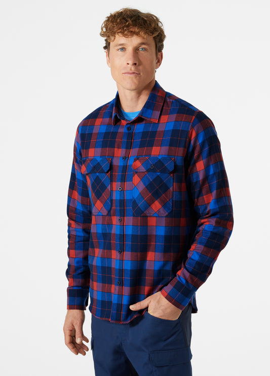 חולצה מכופתרת לוקה מפלאנל אורגני | Men’s Lokka Organic Flannel Shirt