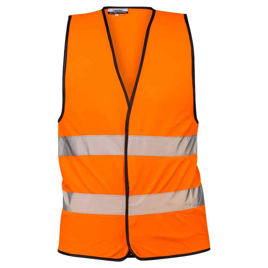 אפוד זוהר שני פסים רוחביים - האחים כהן - ביגוד לעבודה