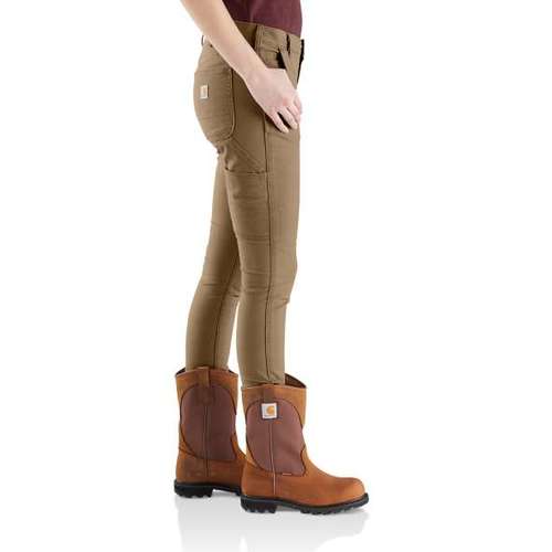 103224 | מכנסי חצי סרבל קרופורד לנשים סלים פיט צבע יוקון - האחים כהן - ביגוד לעבודה