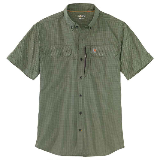 FORCE WOVEN SHIRT S/S PEAT S 104258.306