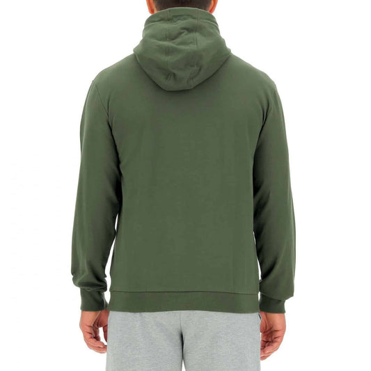 O102046J MAN HOODED SWEATSHIRT JEEP Print – Deep Green/Misty Gre - האחים כהן - ביגוד לעבודה