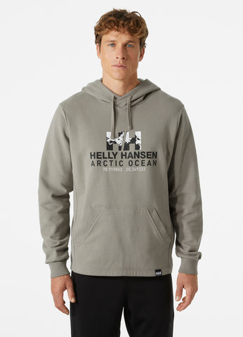 סווטשירט מכותנה אורגנית ארקטיק אושן | Men’s Arctic Ocean Organic Cotton Hoodie