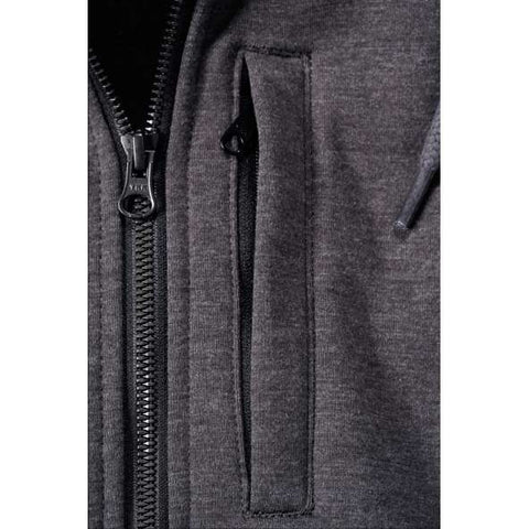 FIGHTER HOODED SWEATSHIRT CARBON HEATHER