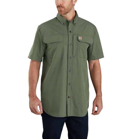 FORCE WOVEN SHIRT S/S PEAT S 104258.306