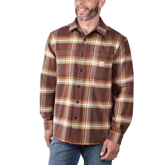 105945.B57 | חולצת גברים משובצת פלאנל RUGGED FLEX®