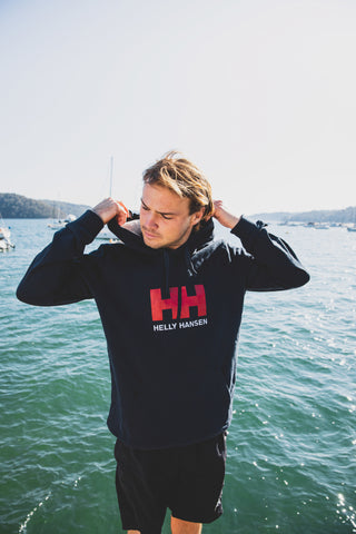 סווטשירט לוגו HH® מכותנה אורגנית | Men’s HH® Logo Hoodie