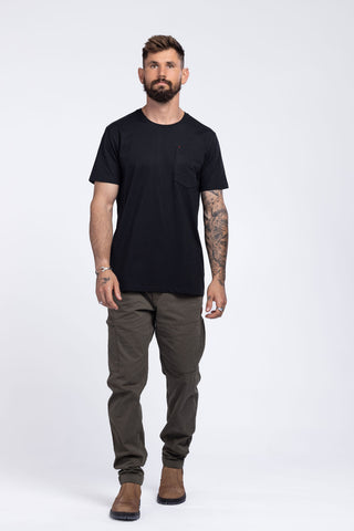 POCKET COTTON T- SHIRT