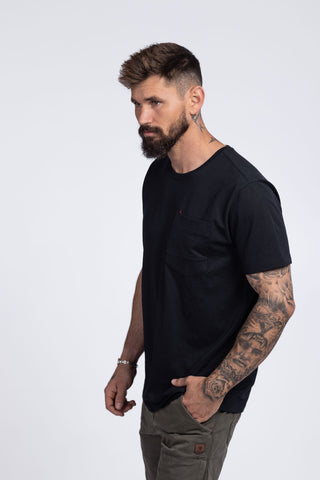 POCKET COTTON T- SHIRT