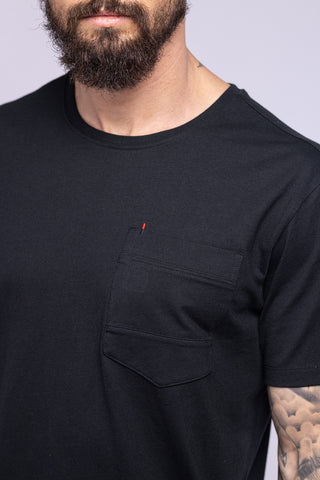 POCKET COTTON T- SHIRT