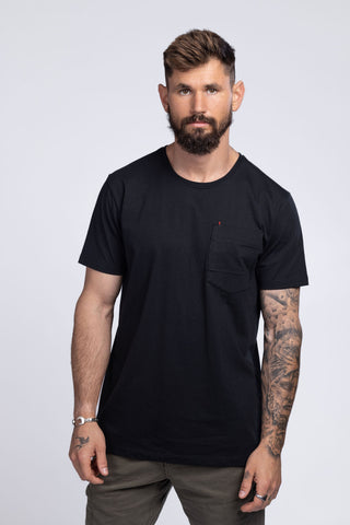 POCKET COTTON T- SHIRT