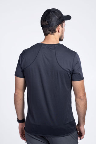 KIRRA-  melange black t-shirt